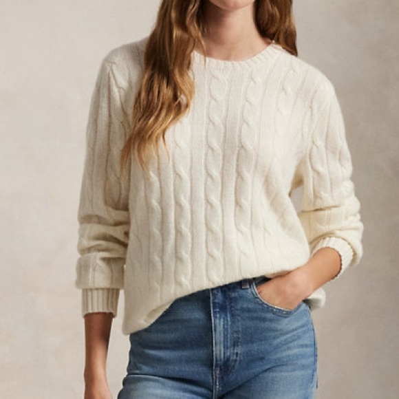 Polo Ralph Lauren - The Iconic Cable-Knit Cashmere
Sweater Unisex Size XXL - Picture 11 of 15
